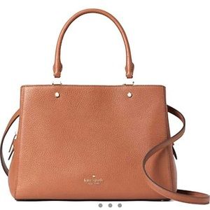 Kate spade medium pebbled satchel cross body bag
